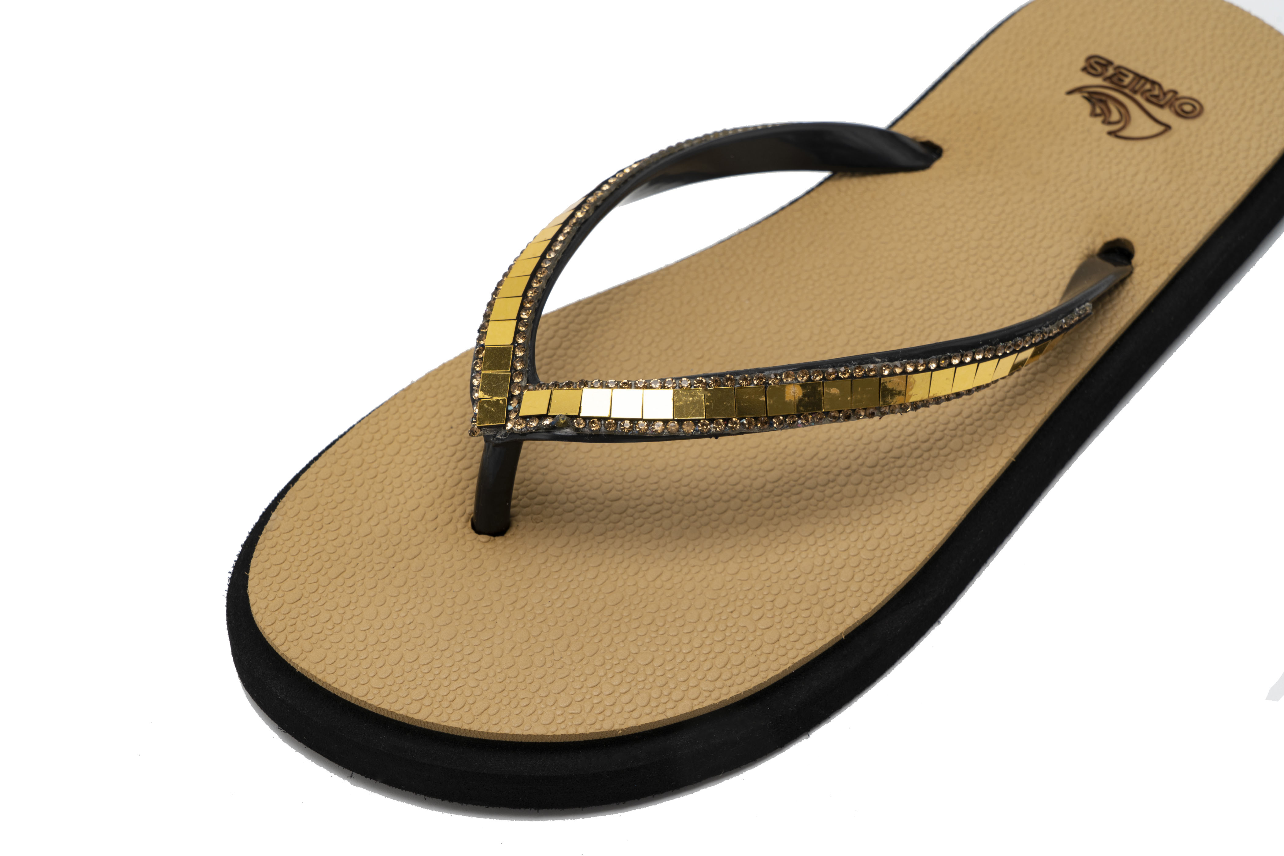 New Summer Style Fashion Non-Slip Wood Grain Texture Women'S Slippers Flip Flops Beach Slippers Supporting Customization