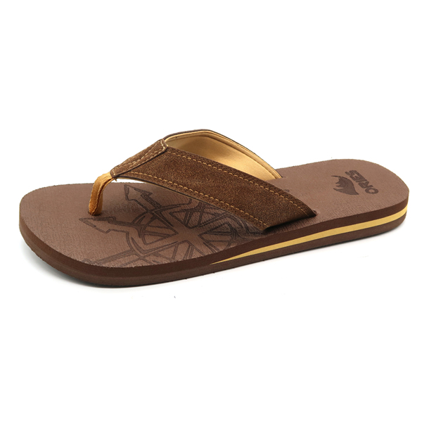 Unique Pattern Electric Carving on Insole Cool Man EVA Sandal Slippers AH-8E015 -Ories