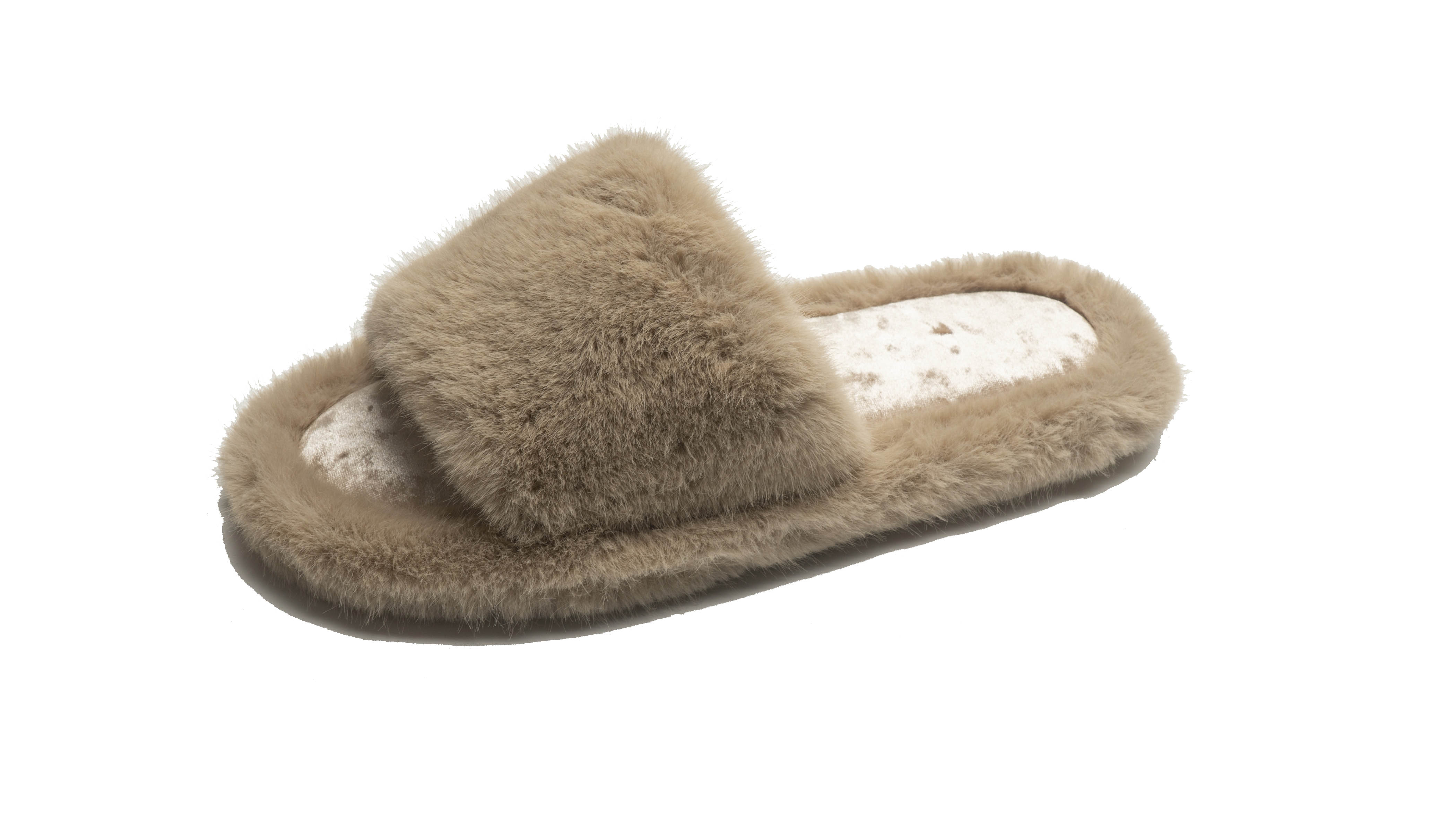 Winter plush slippers product 2024 home fashion rabbit fur women indoor slipper cotton soft support OEM ODM service