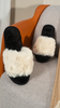Winter Cotton slippers product 2024 home fashion rabbit fur pearl women indoor slipper cotton soft support OEM ODM service