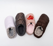 Winter warm slippers custom ladies slippers plush men slippers wholesale