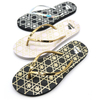 AH-9P051 Durable Grid Sole Printing PE Beach Slippers for Women