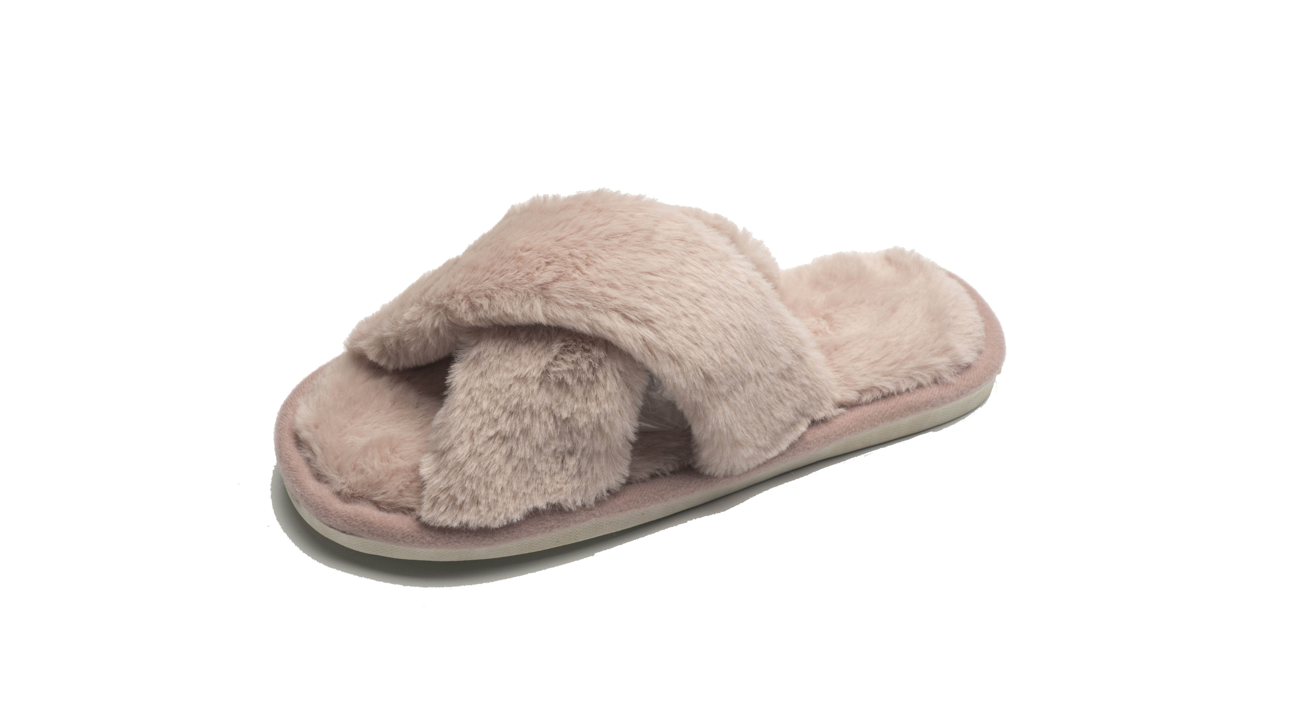  Winter Cotton fashion fluffy slippers rabbit fur women indoor slipper cotton OEM ODM home slippers