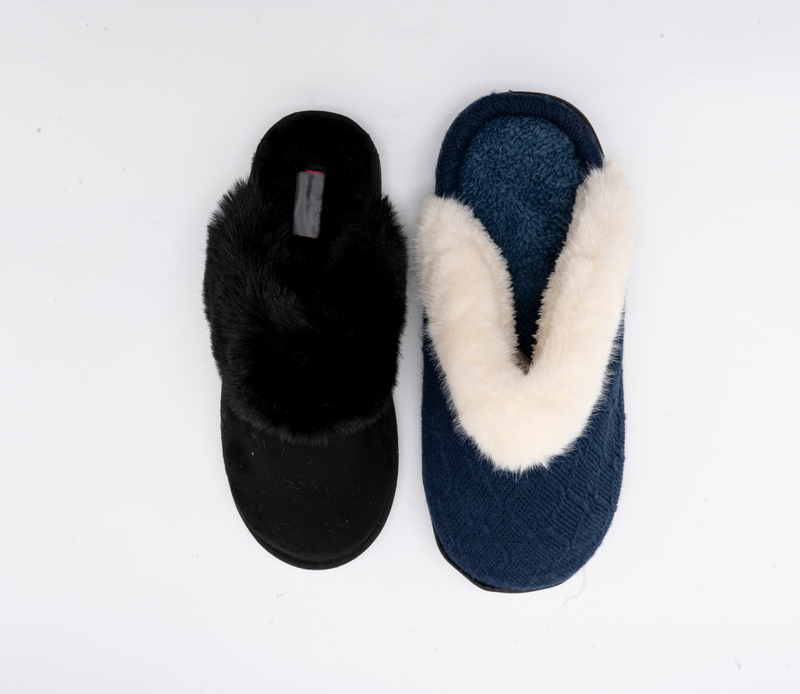 Men's home slippers custom non-slip slippers simple fashion winter slippers