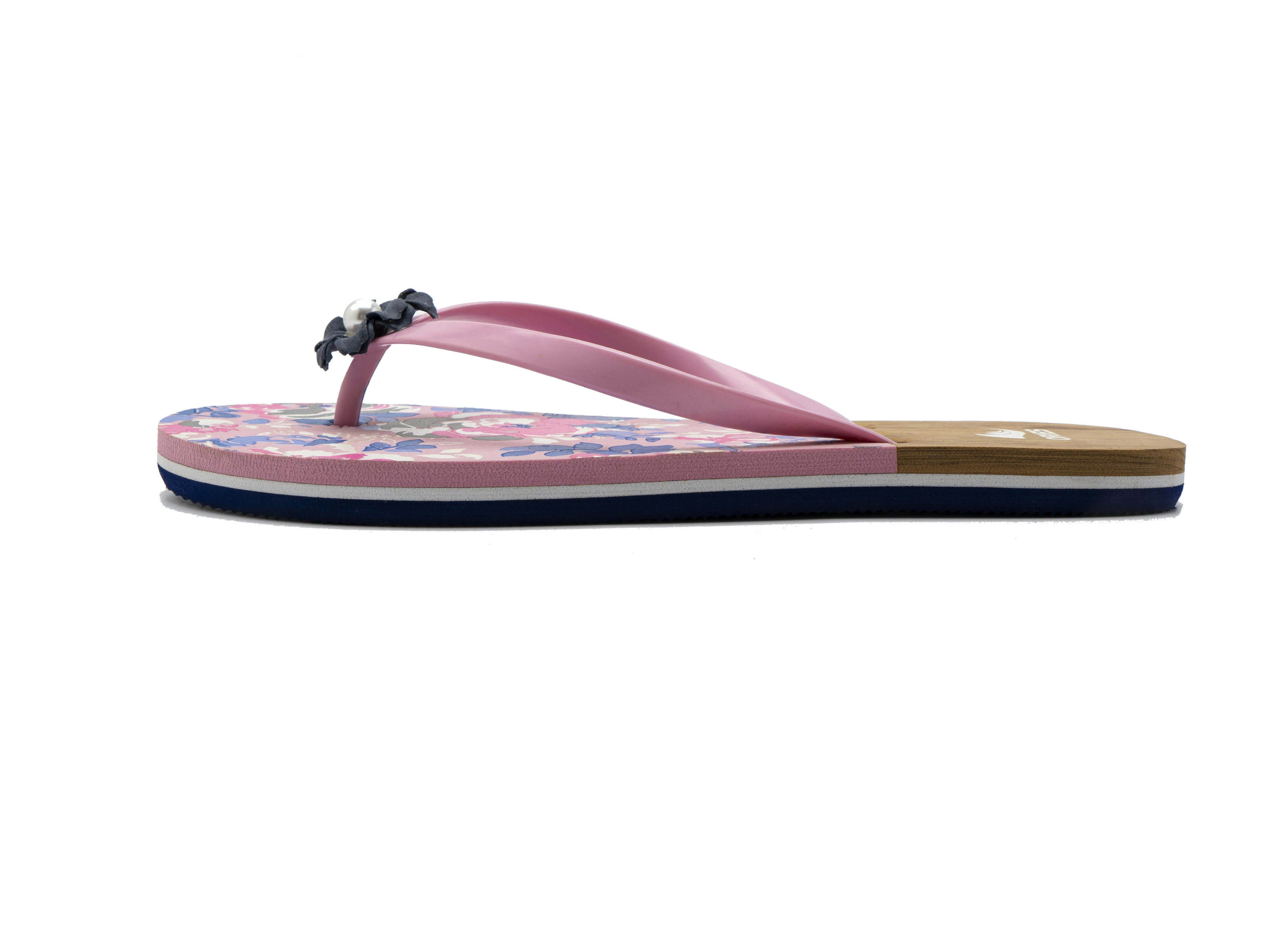 New Fashion Summer Platform Slippers Women'S Flowers Casual Lovely Wearing Beach Flip-Flops Sandals Supporting Customization