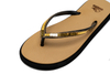 New Summer Style Fashion Non-Slip Wood Grain Texture Women'S Slippers Flip Flops Beach Slippers Supporting Customization