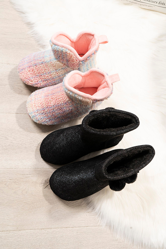 Children's winter boots slippers warm slippers custom plush slippers wholesale custom